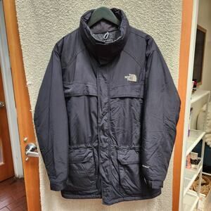 The North Face Vintage Goose Down Parka Jacket Boys XL Black 550 HyVent Coat
